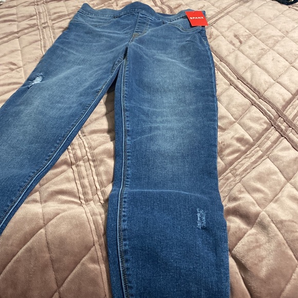 Spanx distressed denim legging new with tag, size small - Picture 3 of 6